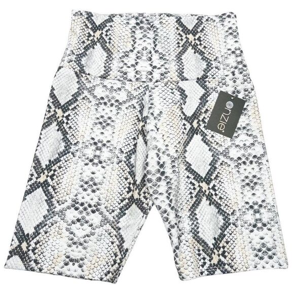 ONZIE Snake Print High Waist Biker Shorts - Picture 1 of 6